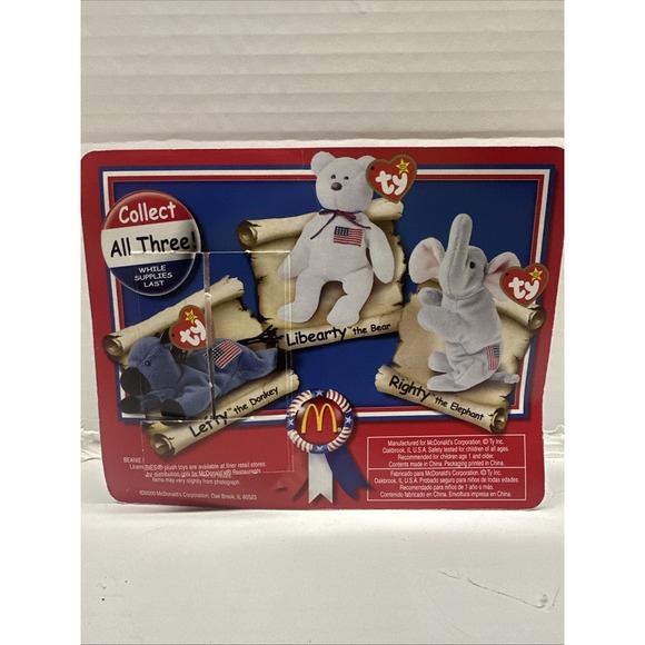 Teenie Beanie Baby Righty - Picture 2 of 2